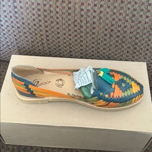 NIB Multi colored Mexican Huaraches